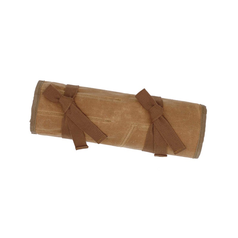 Denifiter 20+4 Pockets Roll Up Pouch, Hand Tool Roll Bag, Durable 16OZ Waxed Canvas Wrench Roll for Metric or SAE (Khaki) - Image 5